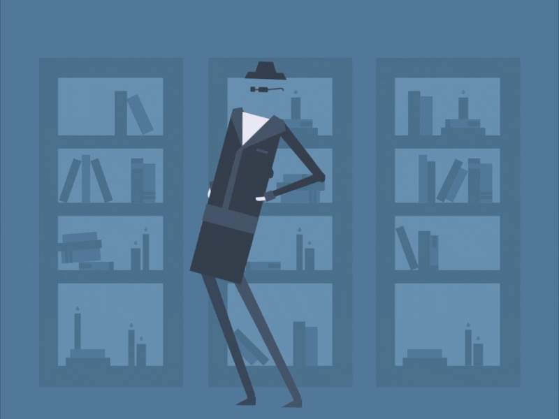 It's just a Pelvic Thrust! 2d aftereffects books dance flat halloween invisible monster timewarp vector