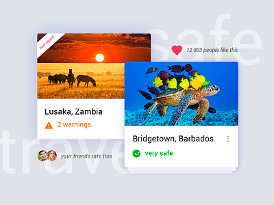 Outbreaks disease cards barbados design flat holiday icon interface journey logo travel trip ui ux