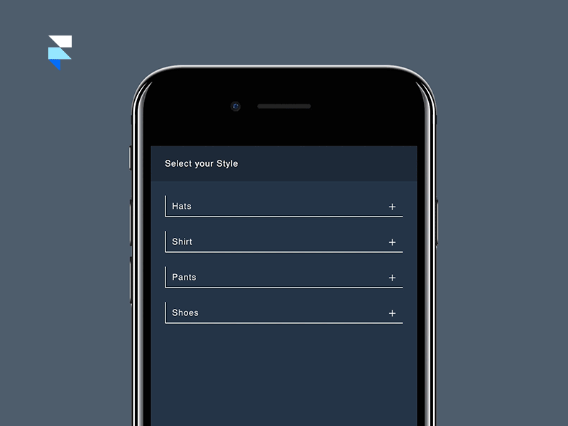 Simple Accordion Prototype in Framer accordion animation checkbox framer framerjs interface prototyping s2 sinnerschrader ui