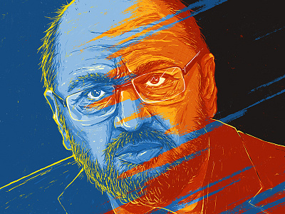 Editorial illustration for Politico EU drawing illustration line work photoshop portrait texture