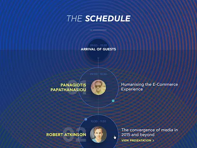 Be Paranoid circles gradient schedule