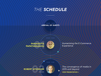 Be Paranoid circles gradient schedule