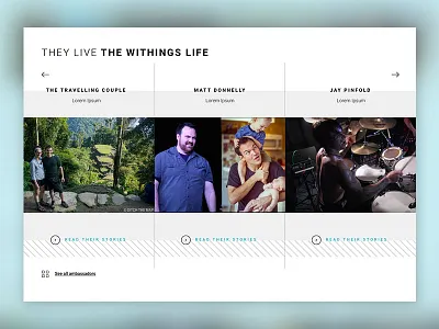 Withings - Carousel carousel design landing slides swiper ui uidesign webdesign website withings