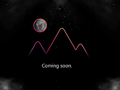 website coming soon clean design flat minimal responsive ui ux web website