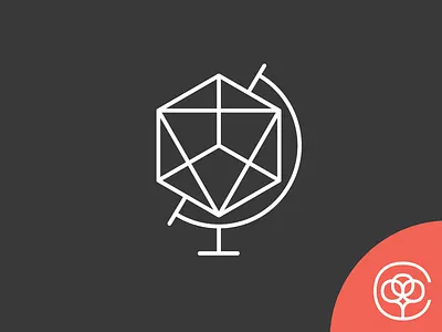 T-shirt Globe cotton bureau cube earth globe hexagon t shirt tree