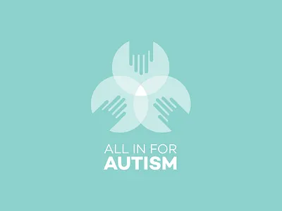 All In For Autism Logo autism logo non profit