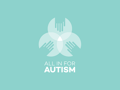 All In For Autism Logo autism logo non profit