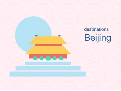 City Illustrations - Beijing asian beijing china cities city destination landmark tiananmen travel