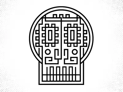 Cruz Calavera dayofthedead design identity illustration logo mexico poster restaurant skull