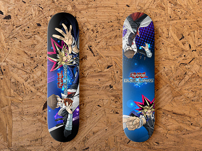 Konami Influencer Skateboard Deck .ai .psd anime freebie konami skateboard