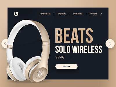 Dailyui 003 Landing Page beats dailyui headphones landing page ui