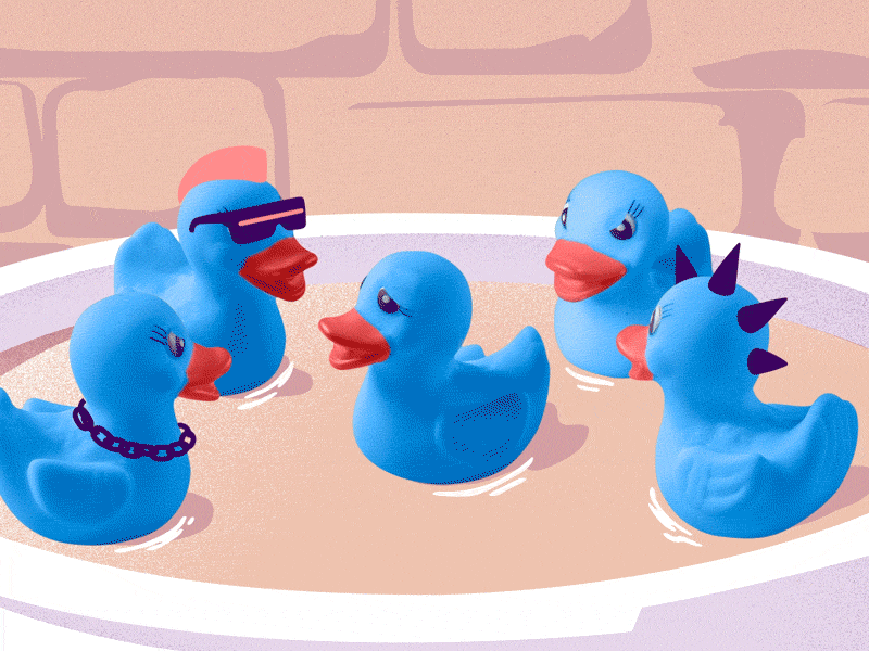 Aftershock - Birdo Titles aftershock animation birdo duck effects explosion gif rubber titles