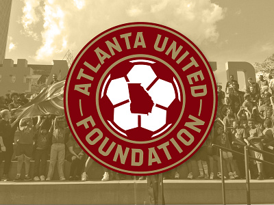 Atlanta United Foundation atlanta logo mls soccer sports design