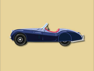 1954 Jaguar XK 120 OTS car classic convertible jaguar