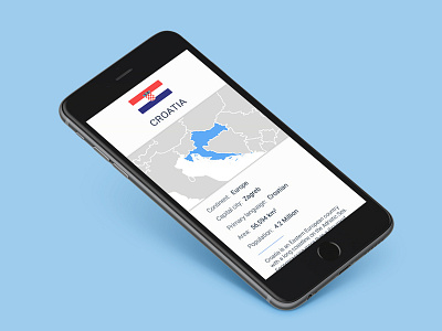 Info Card - Daily UI #45 card country dailyui flag info information map