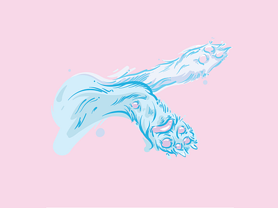 Pink jelly beans dog paws