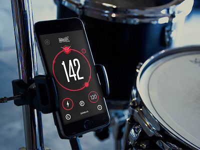 Backbeater app backbeater beat drums metronome ui ux