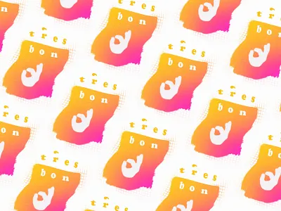 Tres Bon bon emoji gradient pattern sweet tre yes