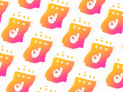 Tres Bon bon emoji gradient pattern sweet tre yes