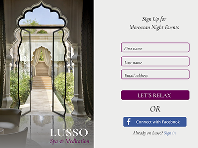 Sign Up Page dailyui