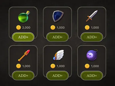 GUI Matt Metal asset store button elements game icons kit metal metalic ui