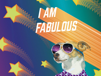 I am fabulous illustrator vector