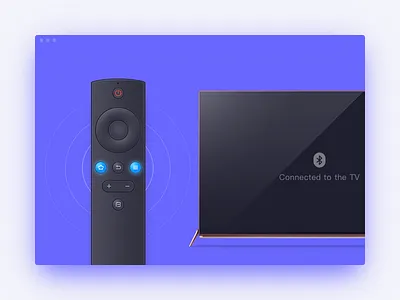 Connected To The Tv bluetooth control icon loading movie tv ue ui