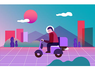 Deliveryman color study address app delivery design gui ios material sketch wip