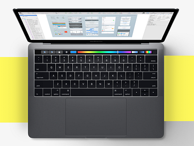 Sketch S Touch Bar On The New Macbook Pro 2016 2016 apple bar design led mac macbook sketch touch ui ux