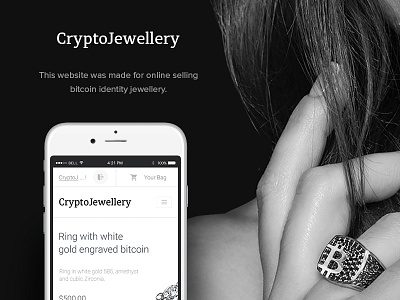 Bitcoin identity jewellery ecommerce website bitcoin bitcoins blackwhite ecommerce jewellery minimal web