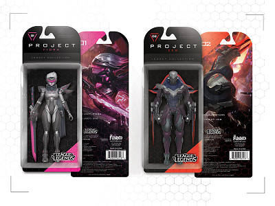 PROJECT Action Figure Packaging action figure fiora funko league of legends packaging project riot games toyz zed