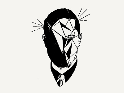 Man Drawicon face hand drawn icon pencil