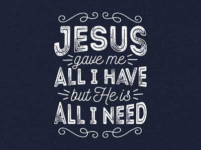 All I Have apparel christian faith religious t shirt