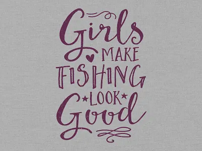 Girls Make Fishing Look Good apparel fishing t shirt