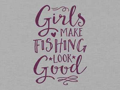 Girls Make Fishing Look Good apparel fishing t shirt