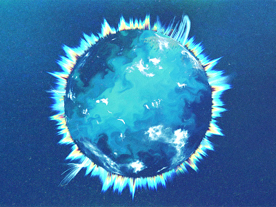 Cyti Sun Mockup after effects animation form particles planet solar space sun texture trapcode