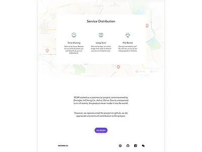 Project Page: ECAR clean font homepage minimalistic personal typography web website