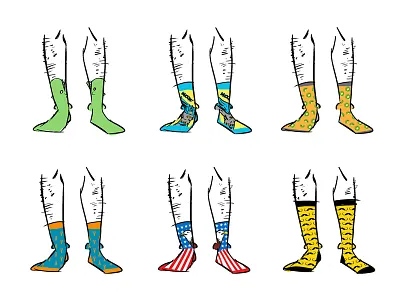 Sock it to Mal - Samples personal project socks