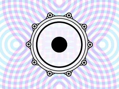 Funky Drummer color design drums funky friday illustration music