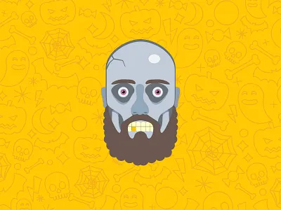 Halloween Heads 05. halloween illustration neeed patern skull spooky vector