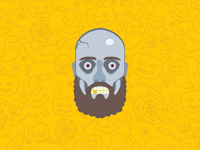 Halloween Heads 05. halloween illustration neeed patern skull spooky vector