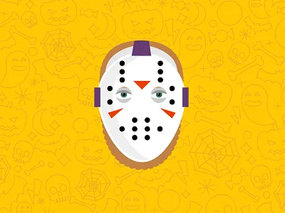 Halloween Heads 03. halloween illustration jason killer neeed patern spooky vector zombie