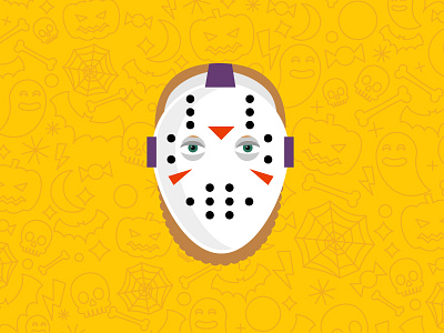 Halloween Heads 03. halloween illustration jason killer neeed patern spooky vector zombie