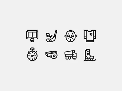 Ice Hockey hockey ice ice hockey icon line thin icon
