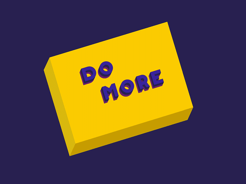 DO MORE! casey colors do more gif inspiration neistat wallart