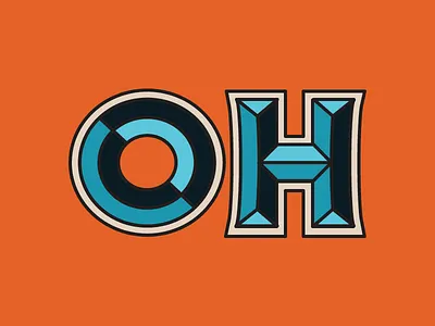 Saturday Night Letters bevel custom type handdrawn type lettering oh typography