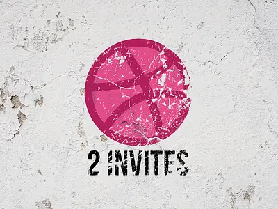 2 Dribbble Invitations dribbble giveaway invitations invites