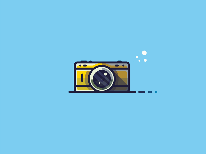 camera icon api artistic beauty bucket camera clean design flat icon lens slick