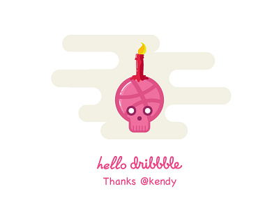 Hello Dribbble first shot halloween