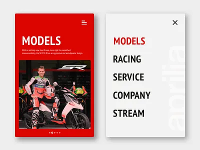 Aprilia app conpect app aprilia branding design ecommerce flat layout logo typography ui ux web